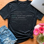 Quick Question — SQL T-Shirt for Women in Tech | code{her}