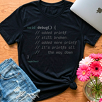 Debug — C T-Shirt for Women in Tech | code{her}